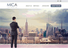 Tablet Screenshot of micasports.com